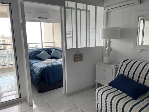 Le Petit Paradis Canet Plage - Salon et chambre parentale